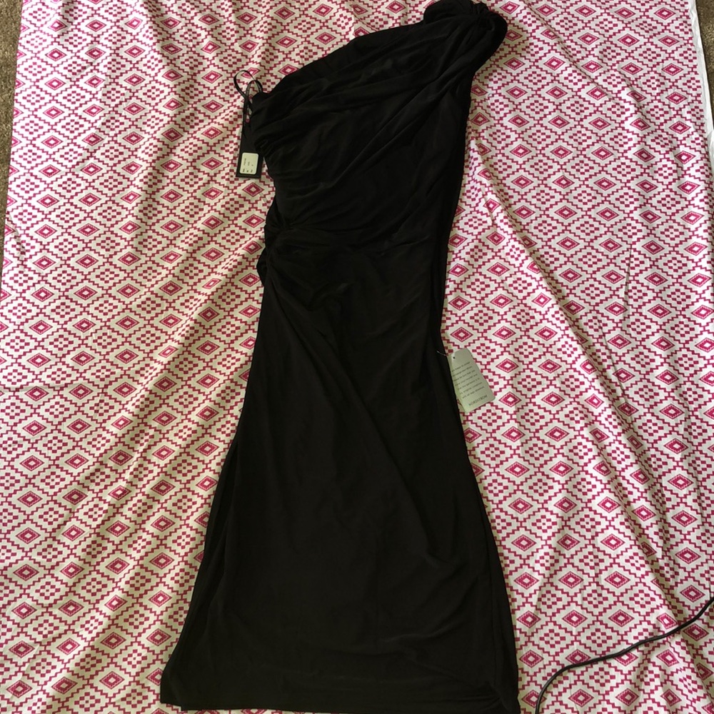 Tadashi Shoji : One Shoulder Cocktail Dress